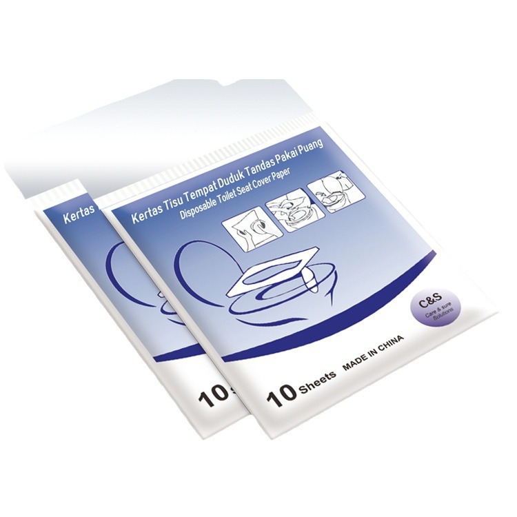 Exportación de gabinete de papel de inodoro desechable viaje de embalaje independiente cojín de inodoro hotel cubierta de inodoro comercial