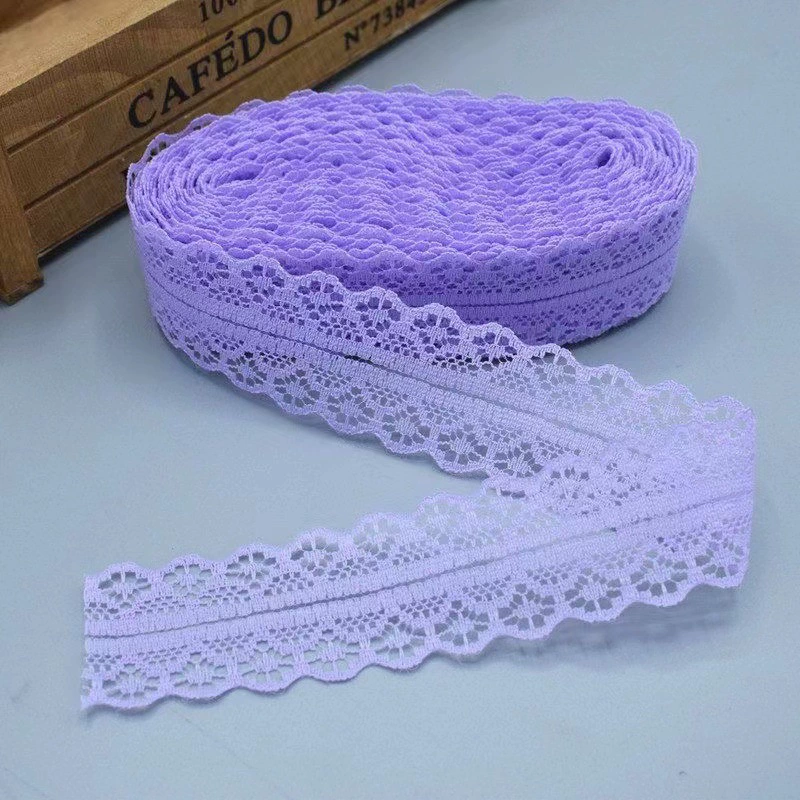 Lace Trim Model 1658-2, Polyester, 3 cm Width, 400 yd Roll, 30 Colors