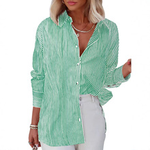 欧美跨境外贸女装2024年春夏新款亚马逊沙滩罩衫皱布休闲衬衫