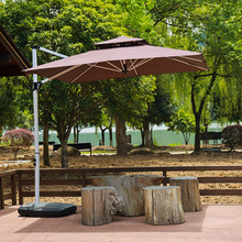 户外遮阳伞庭院花园休闲伞商超咖啡厅营业伞大号户外摆摊罗马伞