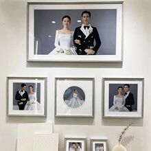 美式复古油画框画框双框装裱数字油画画框外框艺术相框挂墙结婚照
