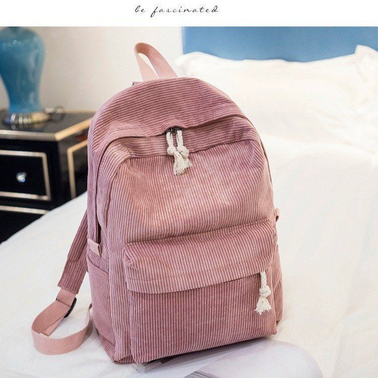 Школьный рюкзак корейский Harajuku Ulzzang, абрикос (слоновая кость), лёгкий 0,3 кг