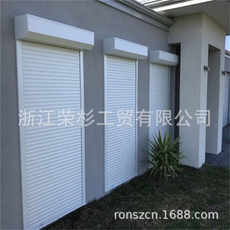 螺旋硬质快速卷帘门铝合金车库门电动翻板门商铺卷闸门升降卷拉门