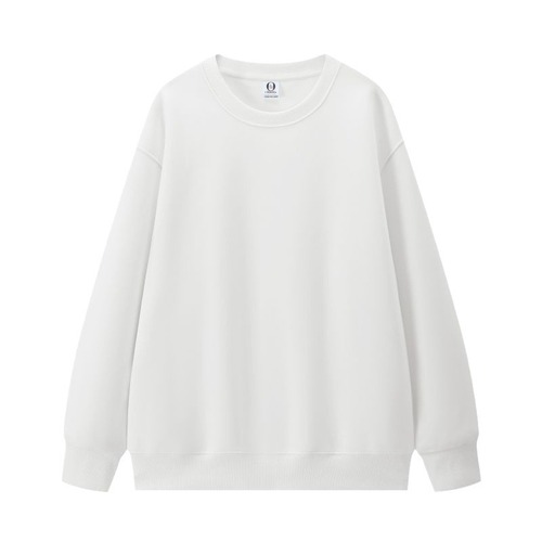 American Loose Round Neck Hoodie for Men and Women 320G Heavyweight Plus Size Top Autumn New Style Trendy Capless Long Sleeve T-Shirt