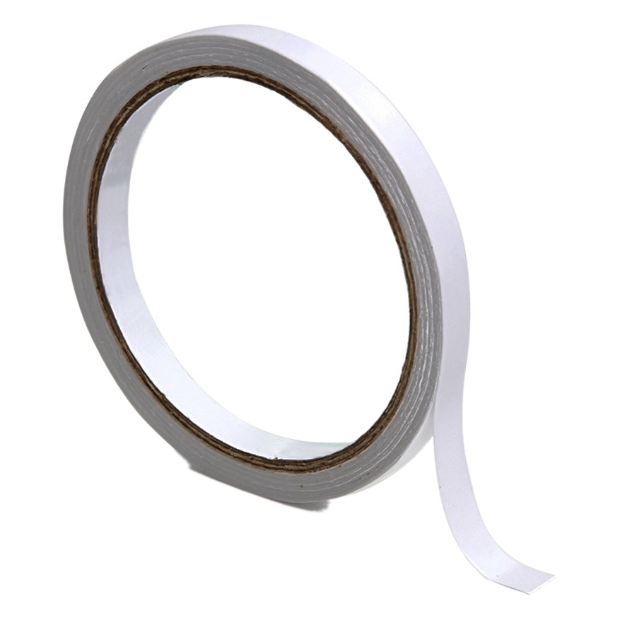 Adhesivo de doble cara adhesivo de doble cara fijo transparente estudiante jardín de infantes papelería hecha a mano papel adhesivo de oficina cinta adhesiva de doble cara blanca