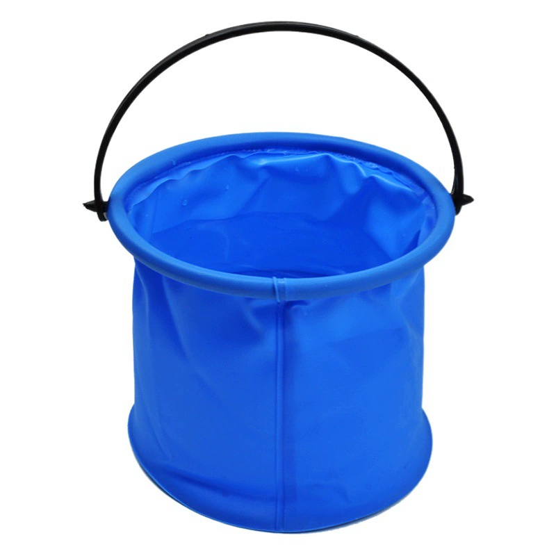 Складное ведро Art маленький размер ведро без отделения пластиковое маленькое ведро ручка ведро для стирки живопись Складная Силиконовая ручка ведро для стирки