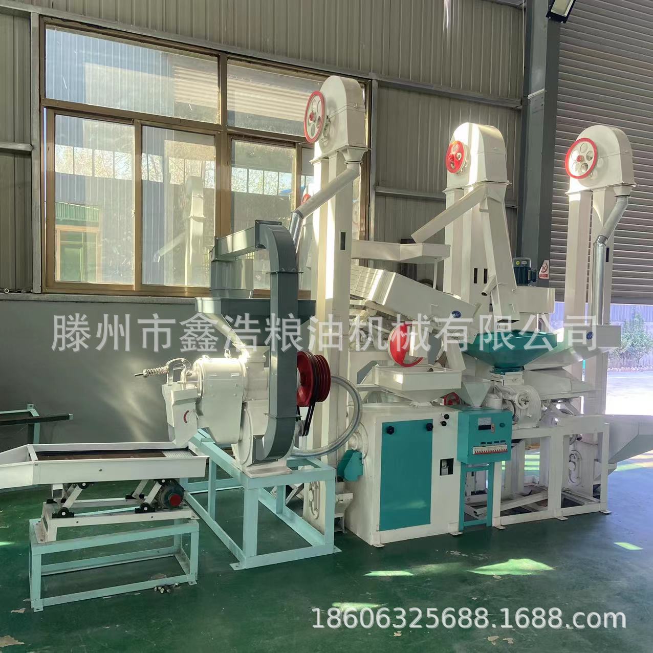 鑫浩家用商用碾米机 全自动组合大米抛光磨米机