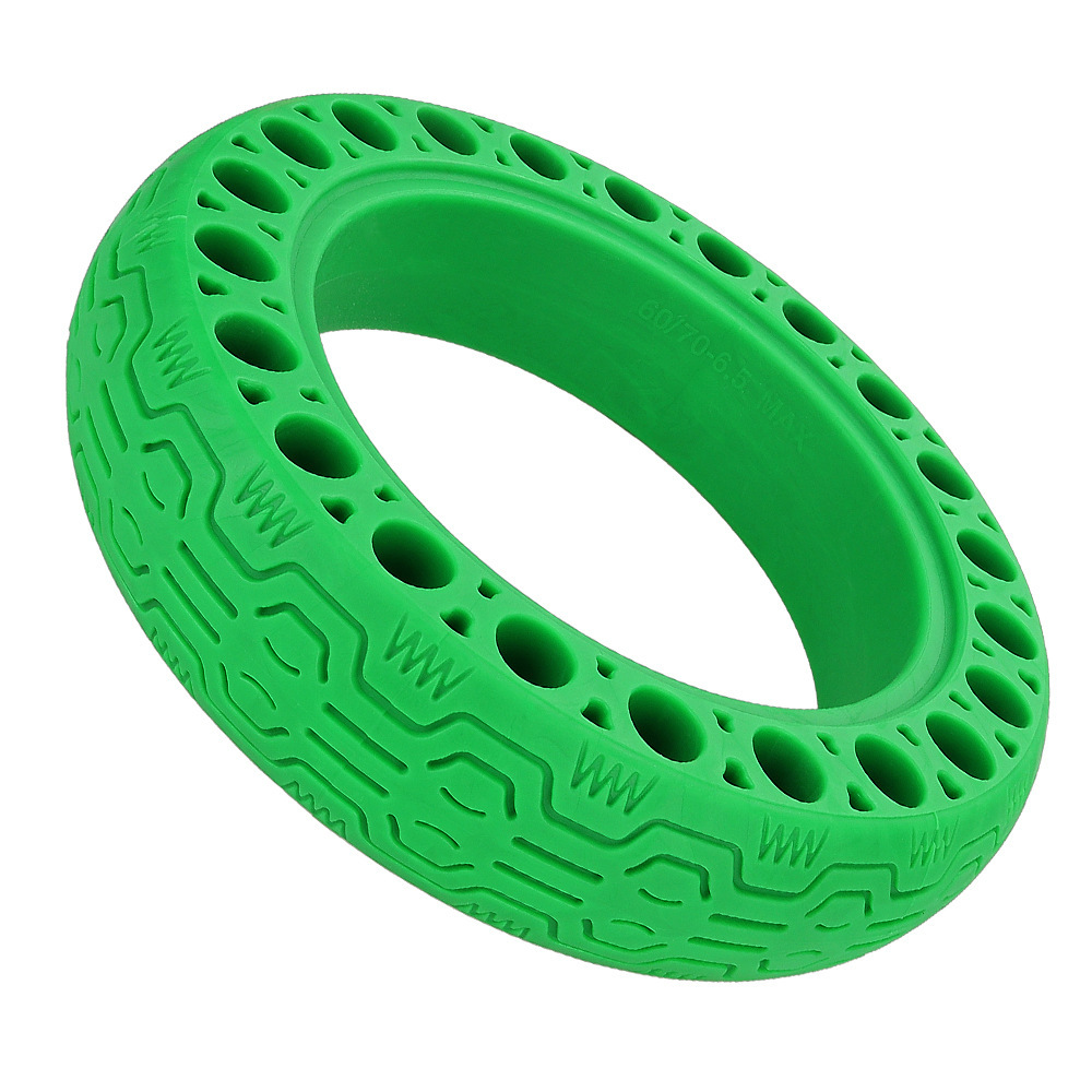60/70-6.5 Small Hole Hollow Solid Tire Max G30 Electric Scooter Anti-Puncture Colorful Tire Spare Parts