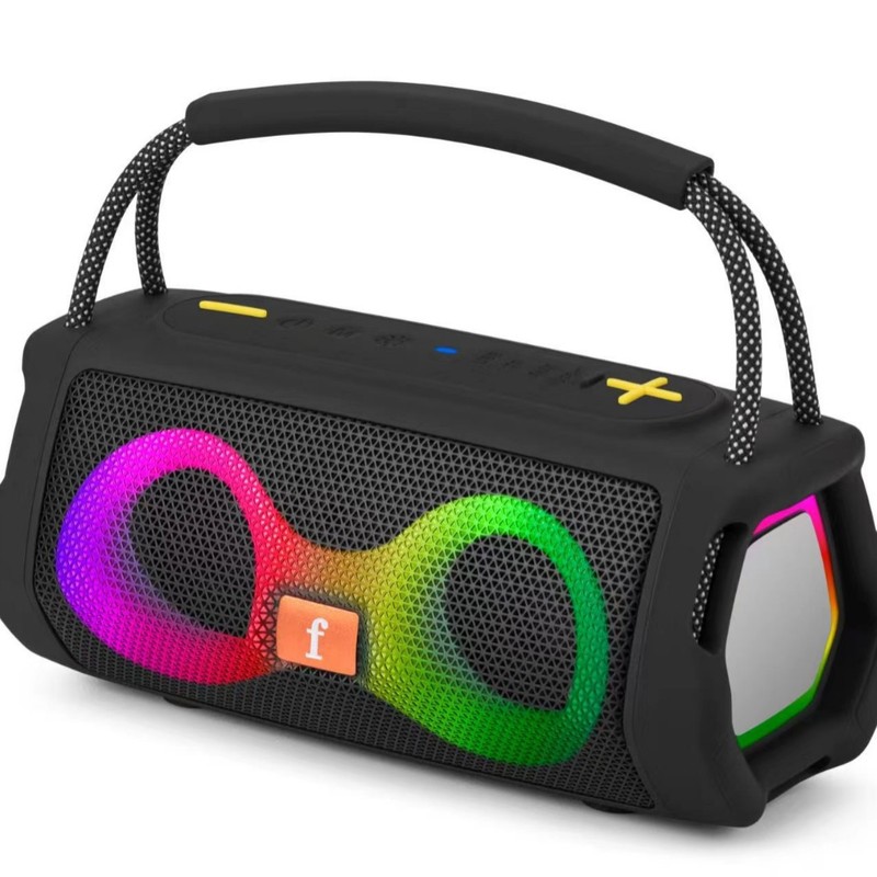 外国貿易 ET-313 オーディオ屋外スピーカーポータブル大音量ハイパワー RGB カラフルなライトサブウーファー|undefined