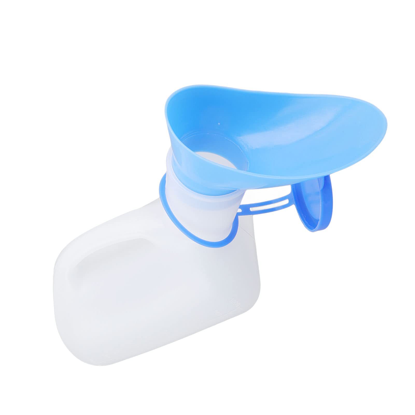 Portable Toilet Urinal for Men and Women, Pee Bottle with Lid and Funnel, Suitable for Elderly and Patients