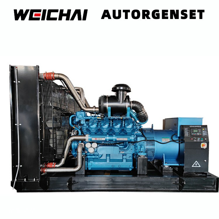 国境を越えた鉱山全自動三相 600KW Weichai Bo Du'an 屋外サイレントディーゼル発電機ハイパワー|undefined