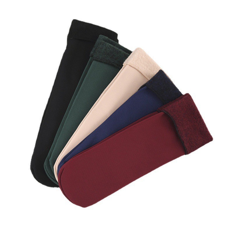 Calcetines de nieve de otoño e invierno calcetines de piso calcetines de longitud media para hombres y mujeres con forro polar grueso cálido adulto toalla calcetines de confinamiento