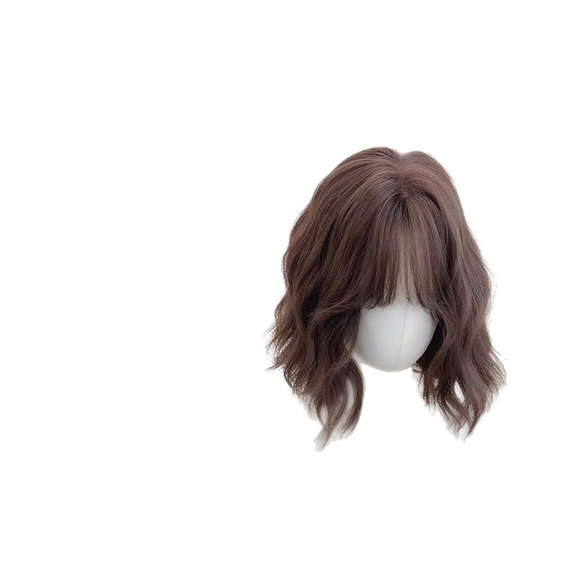 【韩系短卷】假发女短羊毛卷发自然减龄甜美波波头蓬松整顶全头套|undefined