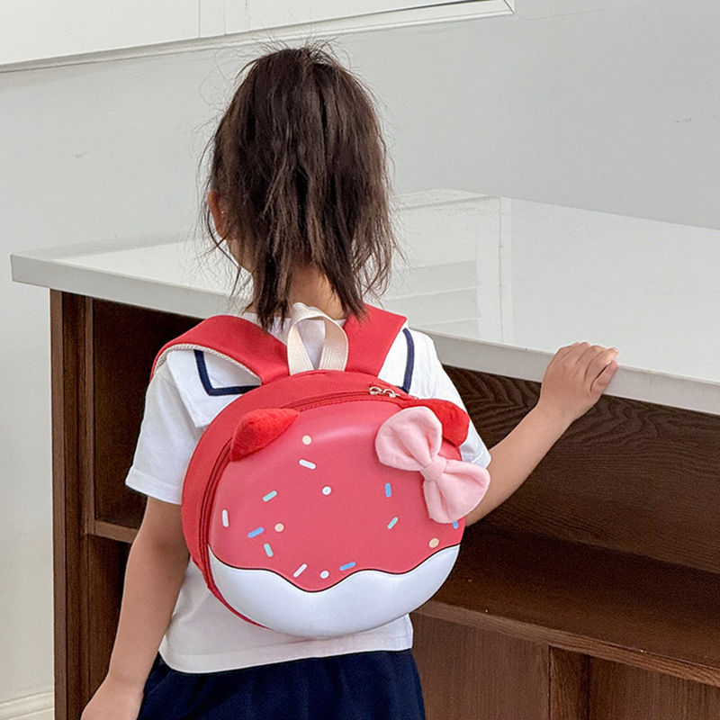 Bolsa infantil nueva cáscara de huevo pequeña bolsa transpirable caricatura jardín de infantes niñas mochila preescolar niñas mochila