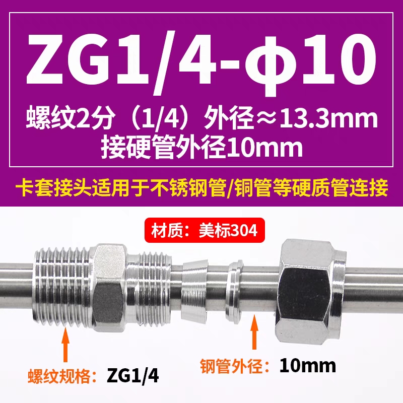 ZG1/4-φ10mm