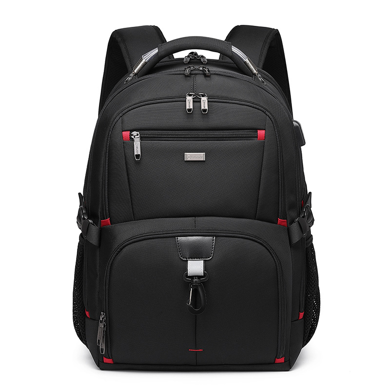 Professional Men's Anti-Theft Laptop Backpack With USB Port & Air Cushion Straps, 45L Large Water-Resistant Business Backpack For Travel, Work_voghion.com