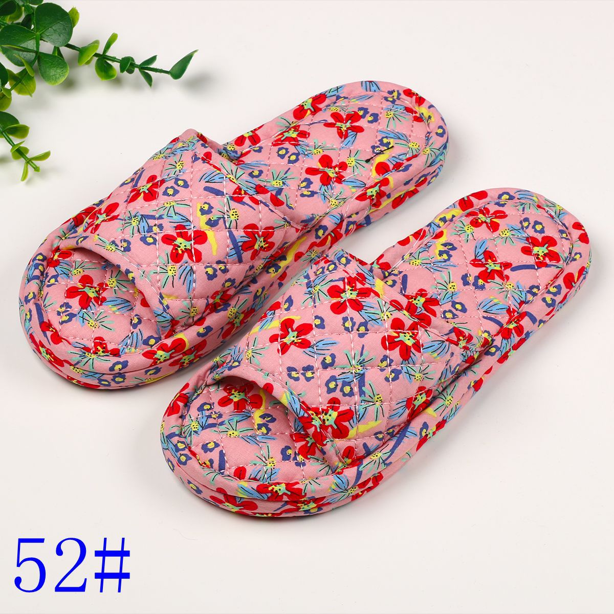 삼겹 꽃무늬 원단 여성용 52