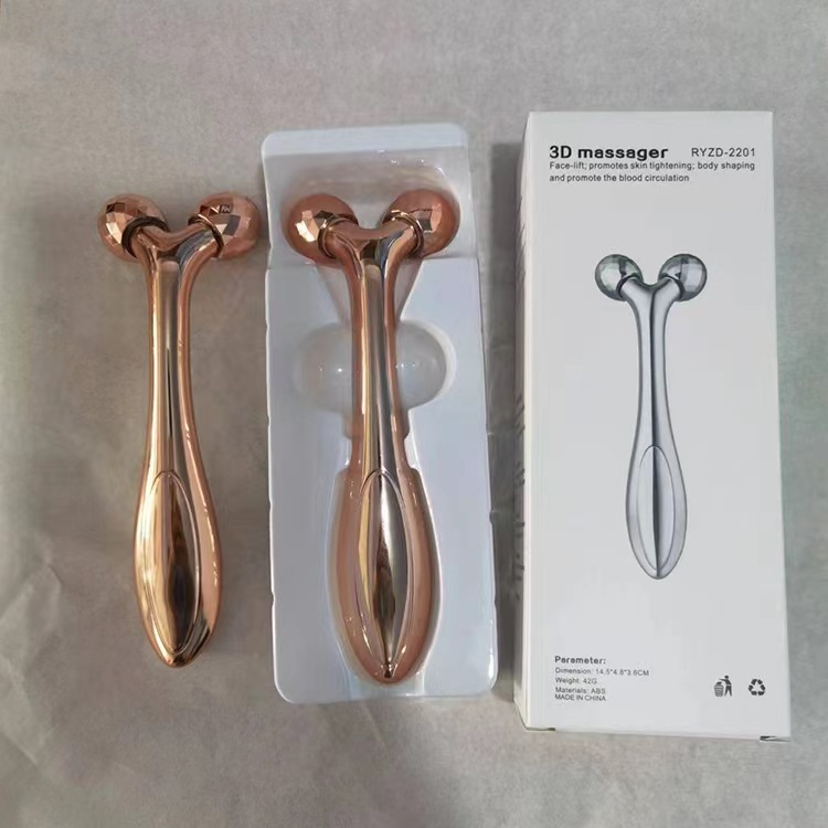 メーカー卸売 フェイスマッサージローラー 腕・顔・二重あご・全身引き締め美容器 手動マッサージ器|undefined