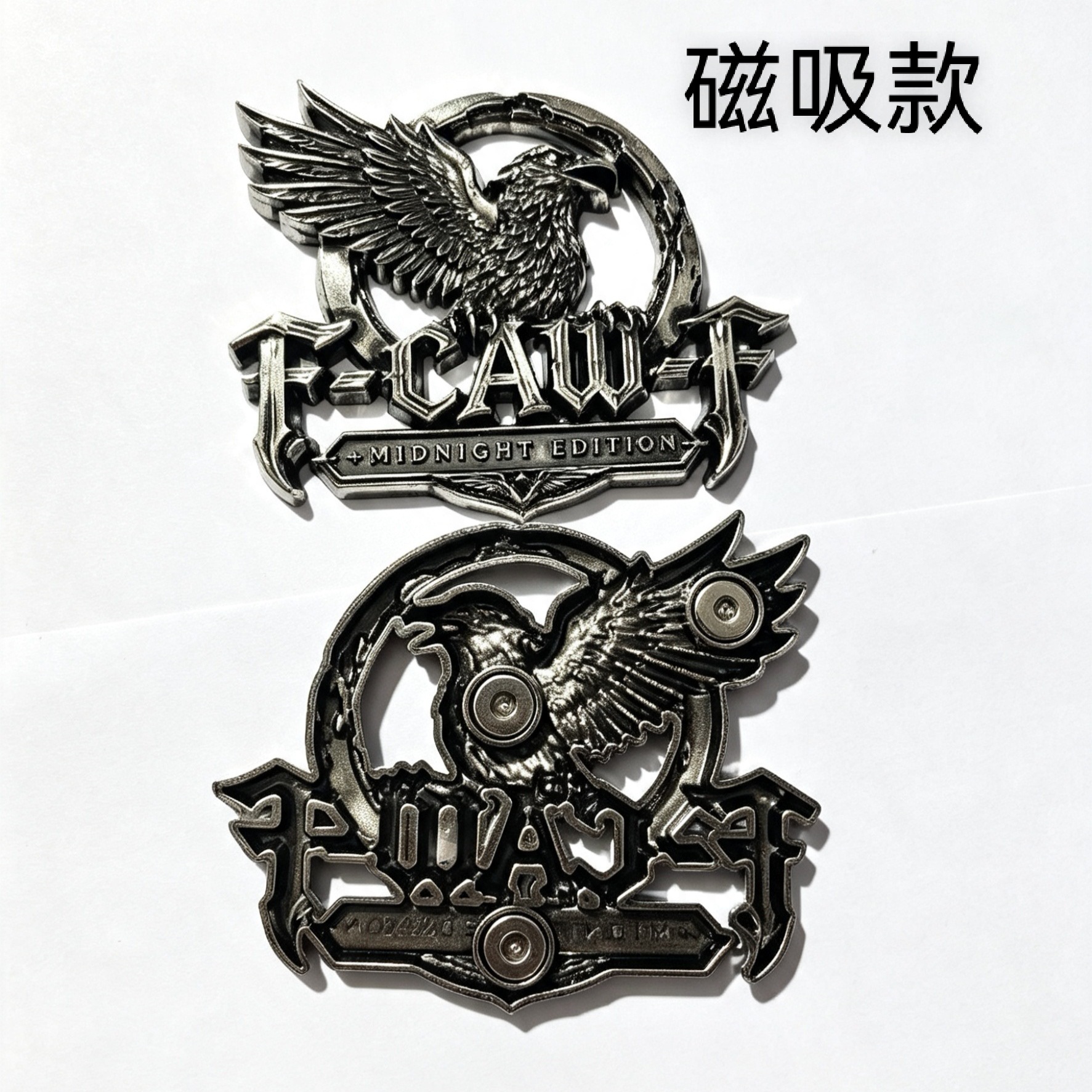 Midnight Edition Metal 3D Car Body Sticker F-Caw-F "Midnight Edition" Metal Emblem