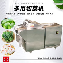 商用大葱切丁机不锈钢土豆切块设备现货香肠切片机厚薄均匀切丝机