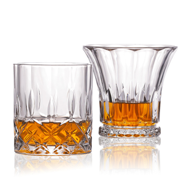 Crystal wineglass for whiskey