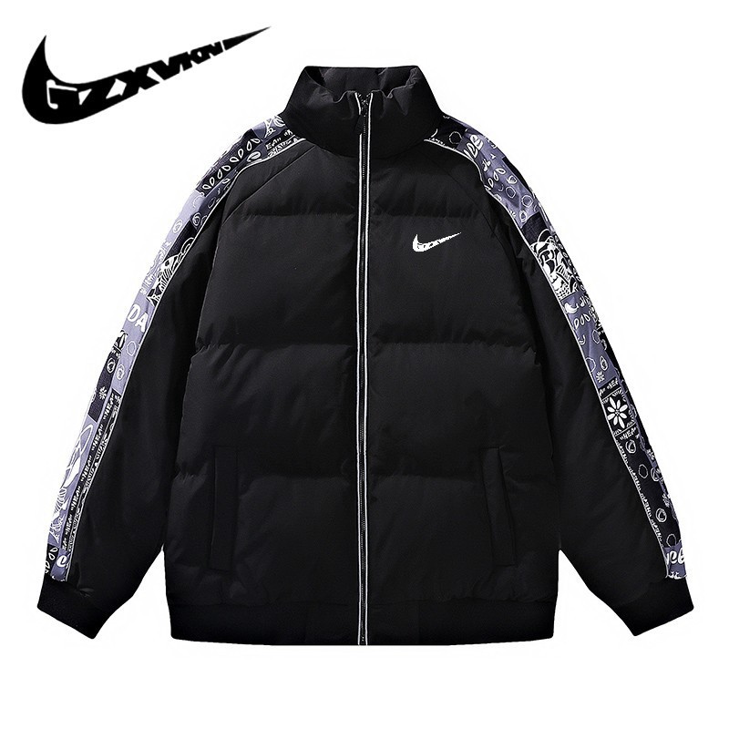 Hombres 2023 abajo chaqueta acolchada de algodón deportes de invierno de los hombres pareja pan chaqueta acolchada de algodón corto estudiante casual chaqueta acolchada de algodón mujeres