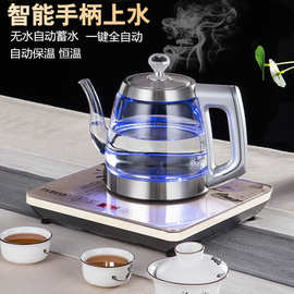 110V桶装水抽水器煮泡茶全自动上吸水桌面式饮水机烧水壶加热一体