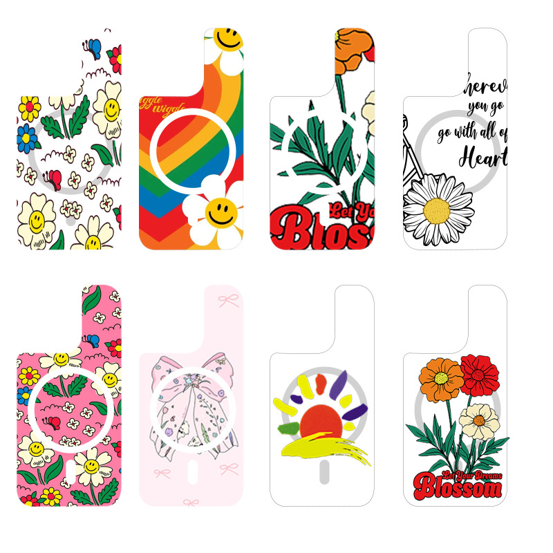 DIY图案苹果手机壳iPhone17磁吸防摔手机保护套可拆分背板壳批发|undefined