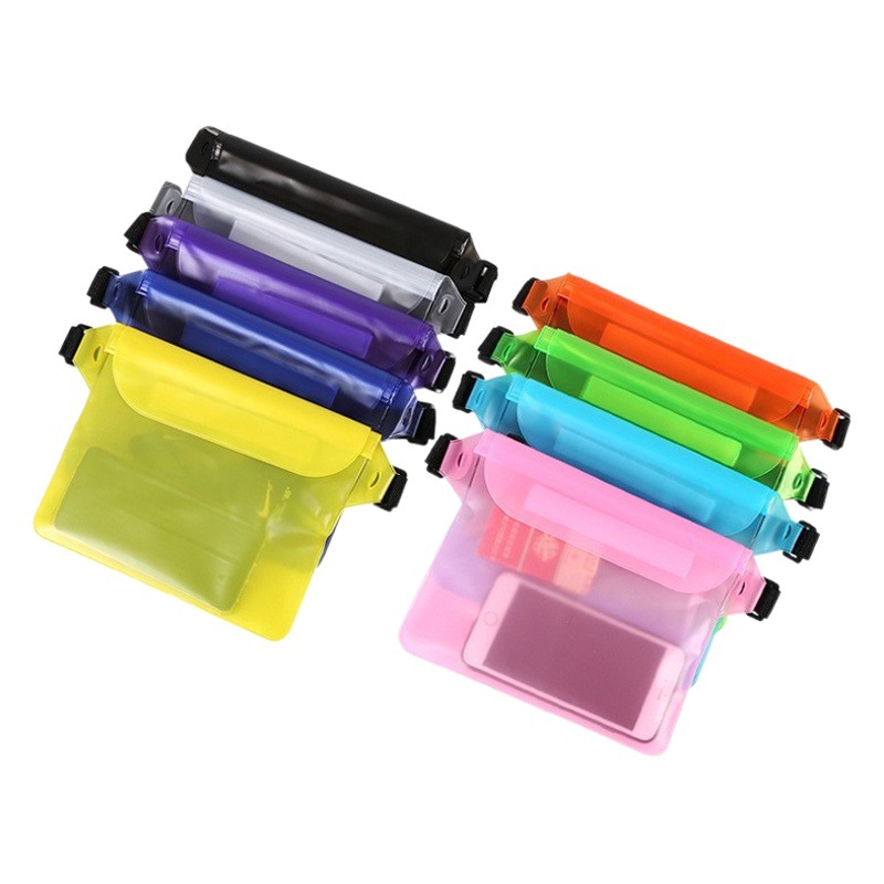 Bolsa impermeable de natación bolsa de cintura grande bolsa impermeable del teléfono móvil al aire libre a la deriva aguas arriba viaje pantalla táctil bolsa transparente image 1