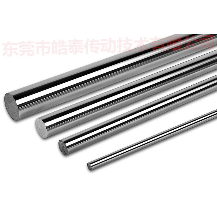 Rod Chrome rods Hydraulic pressure Hard shaft Bearing steel 45 high frequency Quenching straight line Optic axis machining Cylinder