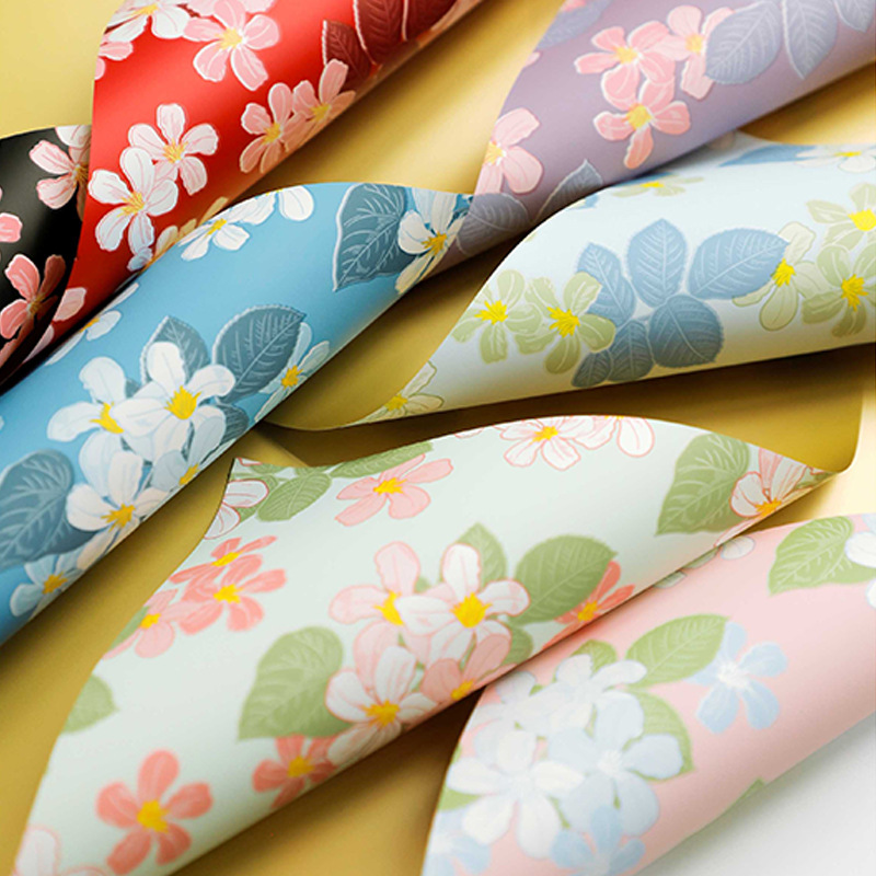 禧花侬 花想容鲜花包装材料塑料opp包花纸花束防水花店花艺资材