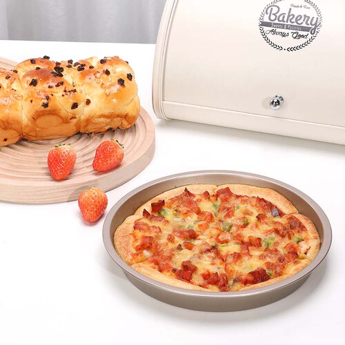 Non-stick carbon steel live bottom cake tool toast box pizza baking pan 6-cup square baking pan baking tool customization