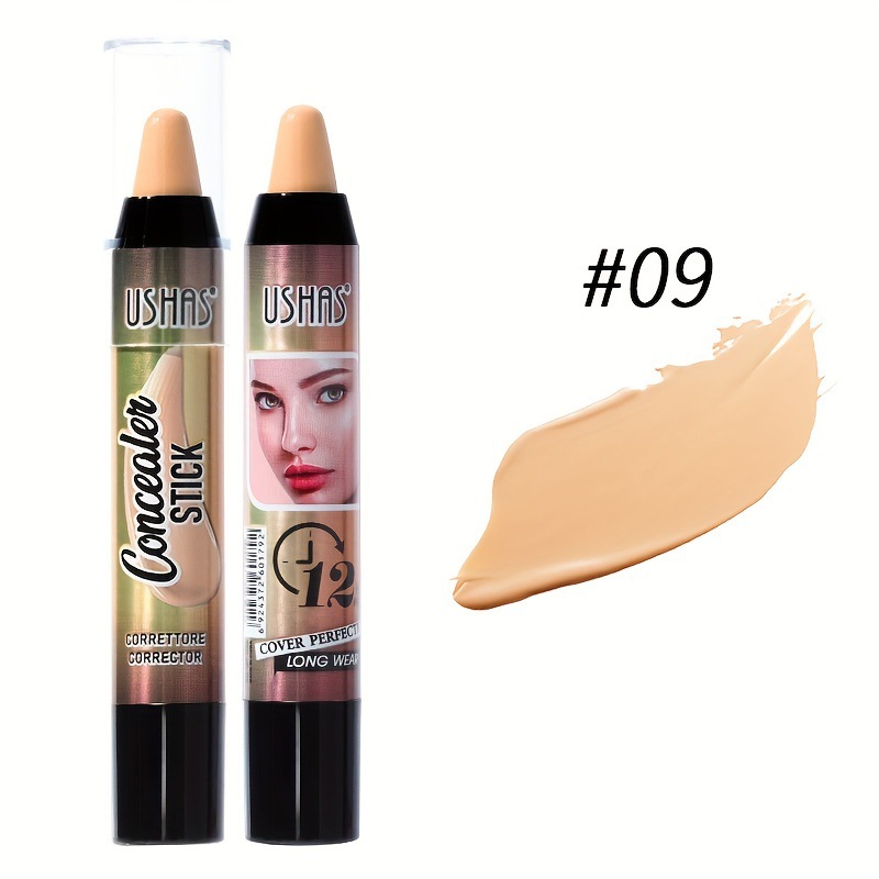 USHAS bloqueador de punto transfronterizo europeo y americano impermeable bloqueador facial contorno de maquillaje estereoscópico TP345B