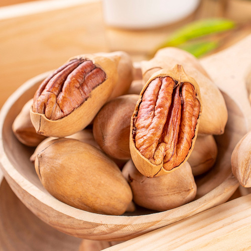 One-piece dropshipping Lin'an leisure new goods pecan cream flavor walnut nut snack factory wholesale