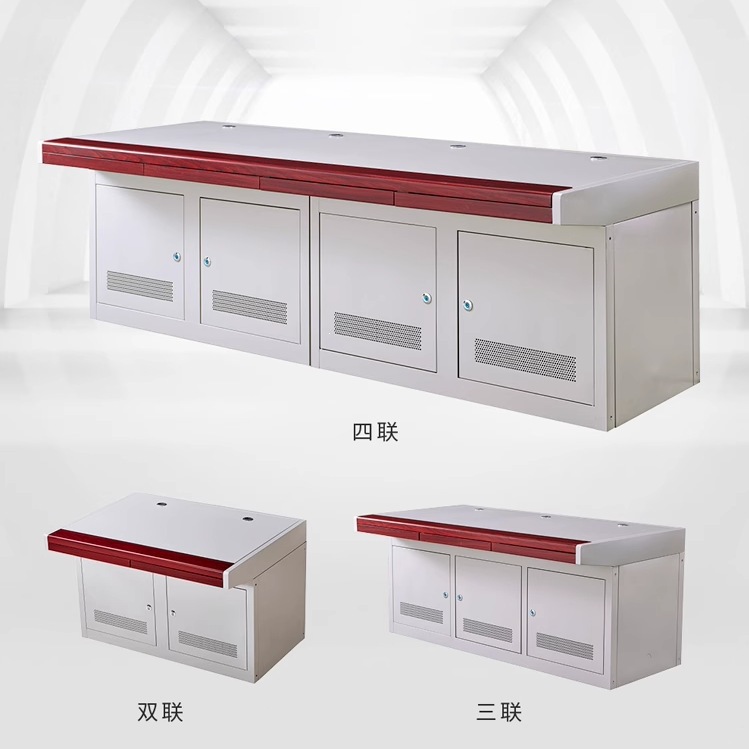 Monitoring Operation Console, Triple and Double Computer Room Control Center Console Platform Table, 5-Unit Combination Available