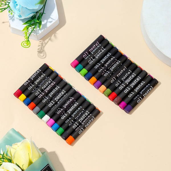 Children's crayons painting