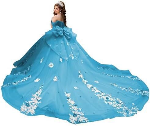 Vestido de noche francés de un solo hombro, nuevo banquete de cumpleaños transfronterizo, vestido de noche, lazo grande, cola larga