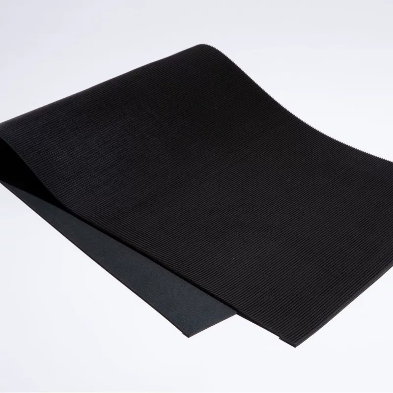 Black thin rubber non-slip pad