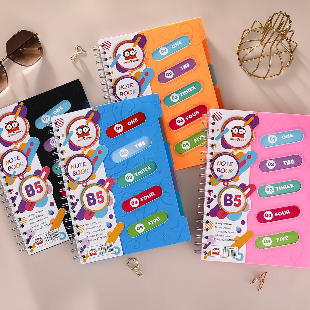 B5-A5 외국 수출 전용 코일 노트, 비즈니스 노트북, 소량 도매. 노트북 공장 직판, 재고 있음.