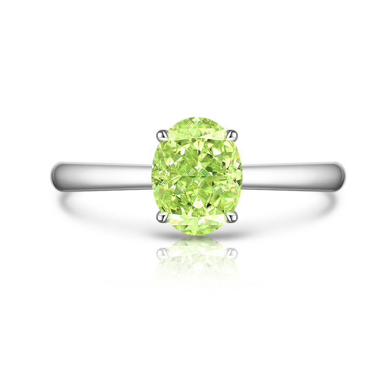 Damenring Mit Farbigem Edelstein Im Eisschliff Design_voghion.com