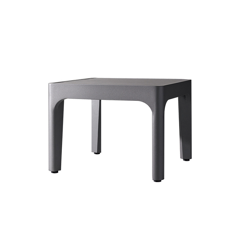 Sofá nórdico al aire libre mesa de té combinación terraza villa patio balcón al aire libre impermeable muebles de ocio protección solar teca