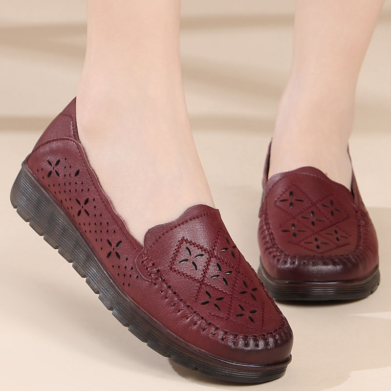 2025 zapatos al por mayor transfronterizos una agencia de comercio exterior al aire libre viajes al aire libre XiaoShan Tong estación independiente hueco zapatos de madre