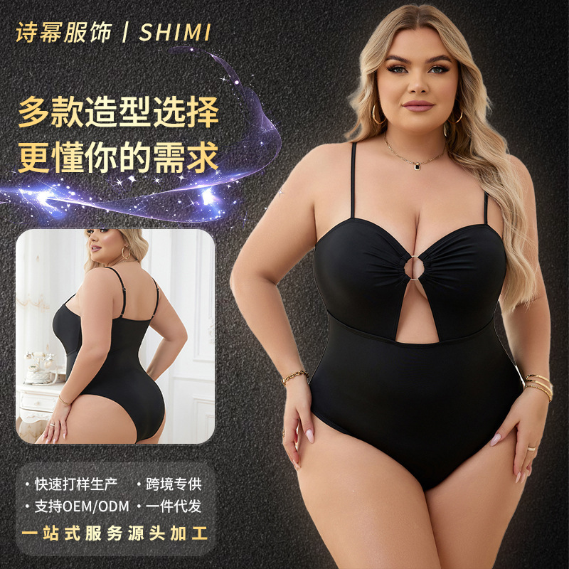Cross-Border Plus-Size Shapewear with Front Closure, Tummy Control, Waist Cinching, Butt-Lifting Lace Bodysuit, Dual-Use for Daily Wear and Parties Cross-Border Plus-Size Shapewear with Front Closure, Tummy Control, Waist Cinching, Butt-Lifting Lace Bodysuit, Dual-Use for Daily Wear and Parties