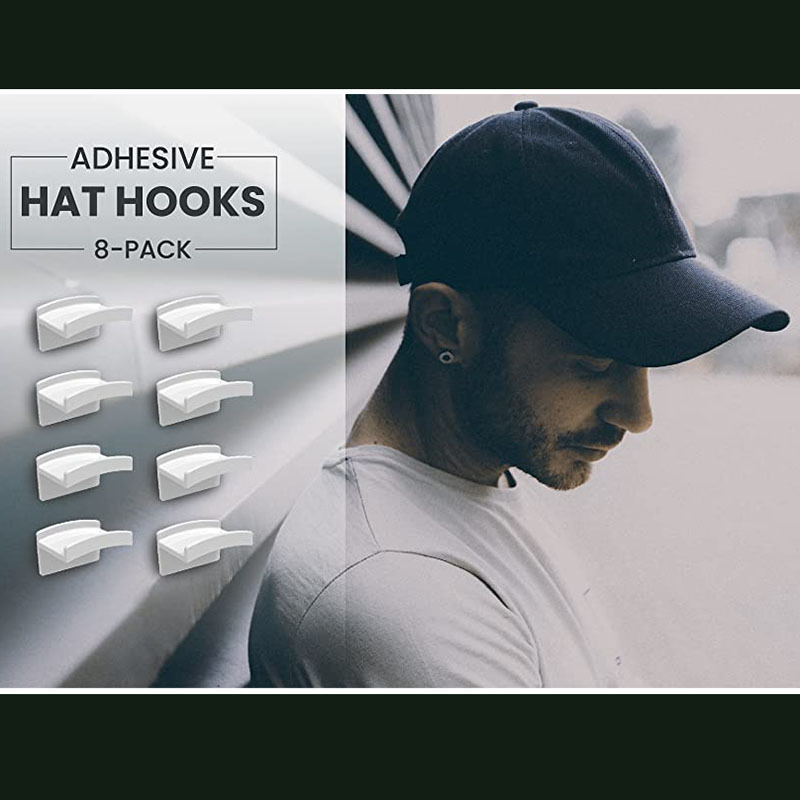Amazon gorra de béisbol Hook multi-funcional gancho sin perforación sin fisuras moderno simple tapa colgante de pared Hook