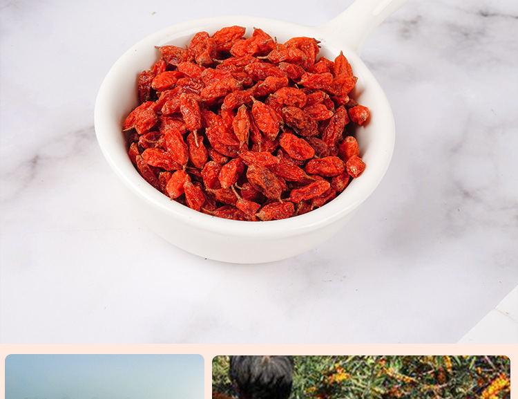 Sea Buckthorn Berries (Hippophae rhamnoides) — Dried Fruit Tea, 110g Jar in use