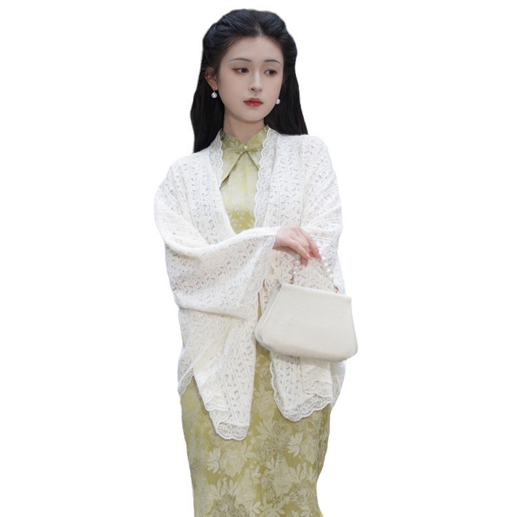 Knitted cloak