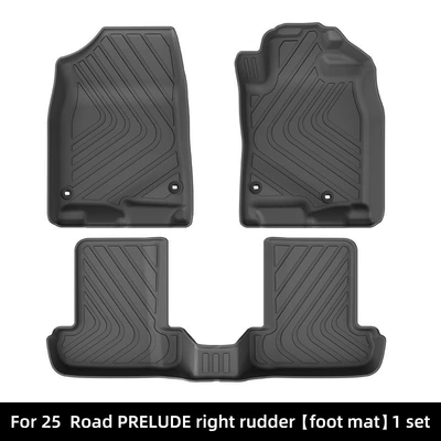Suitable for 25 Models of Honda Prelude Road Cars, Special Tpe Car Mats, Trunk Mats, Cross-Border (Modelə uyğun ayaqaltı) - 25-models-of-right-hand-drive-honda-road-prelude-single-layer-floor-mats