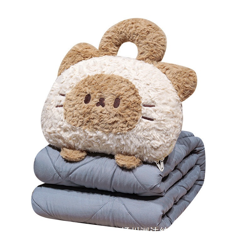 Cojín Manta 2 en 1 para Auto de Peluche para Oficina image 5