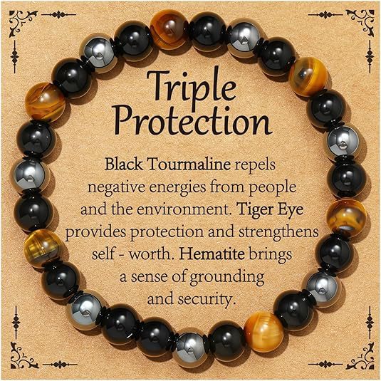 New Model Handcrafted Bracelet from the Source Factory, Triple Protection, European and American Cross-Border Style, Crystal Gift Card Bracelet, Beaded Bracelet New Model Handcrafted Bracelet from the Source Factory, Triple Protection, European and American Cross-Border Style, Crystal Gift Card Bracelet, Beaded Bracelet
