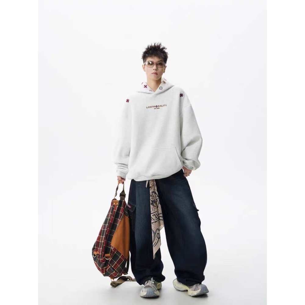 嘻哈时尚街舞ins潮流hiphop国潮涂鸦个性新款街头滑板高街卫衣